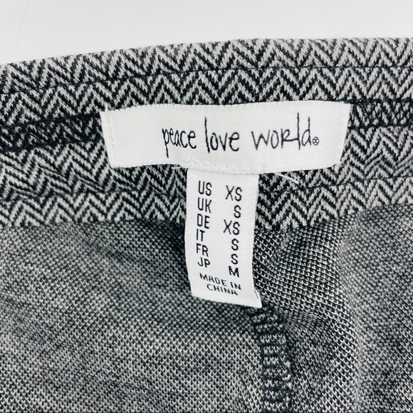 XS Peace Love World Knit Herringbone Pants Cuff - Picture 7 of 15